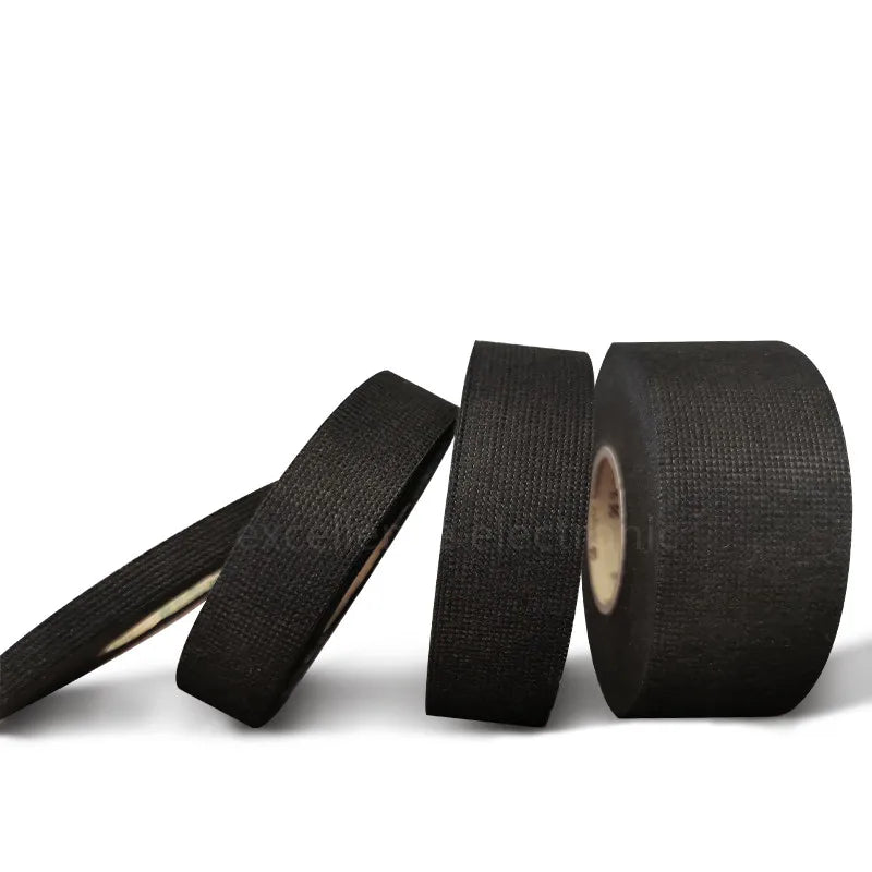 1PCS Heat-resistant Adhesive Cloth Fabric Tape For Car Auto Cable Harness Wiring Loom Protection Width 9/19/25/32MM Length 15M Peaceful Pleasures Health and Wellness