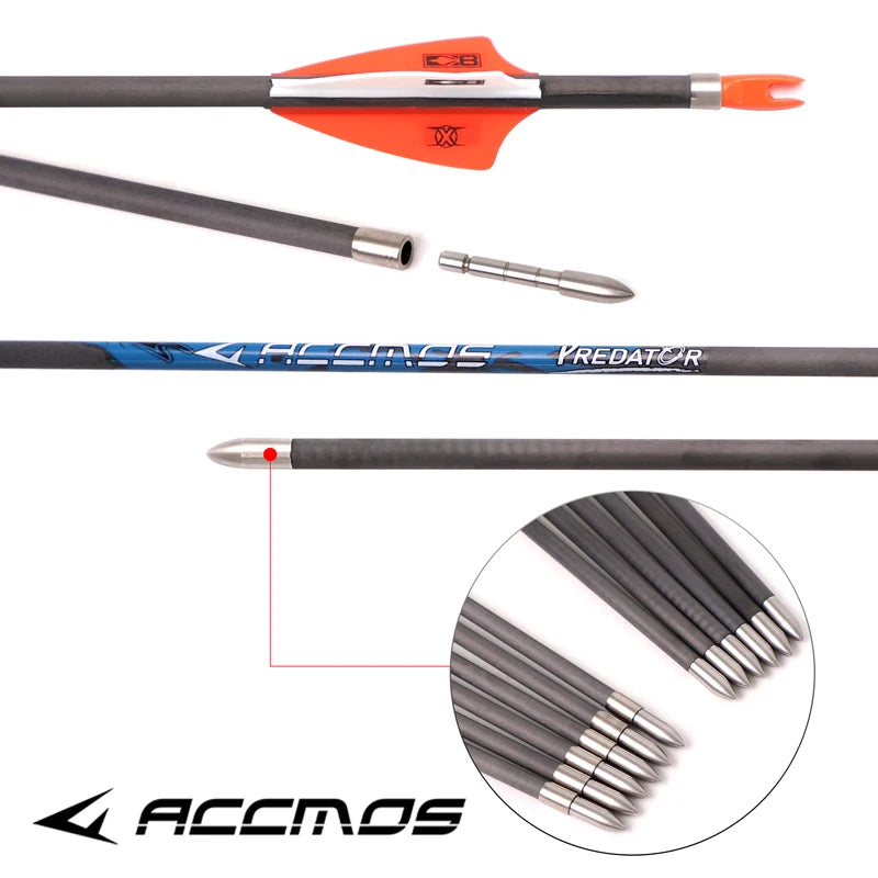6 ID4 Finished Carbon Arrows Spine 200 250 300 350 400 500 600 700