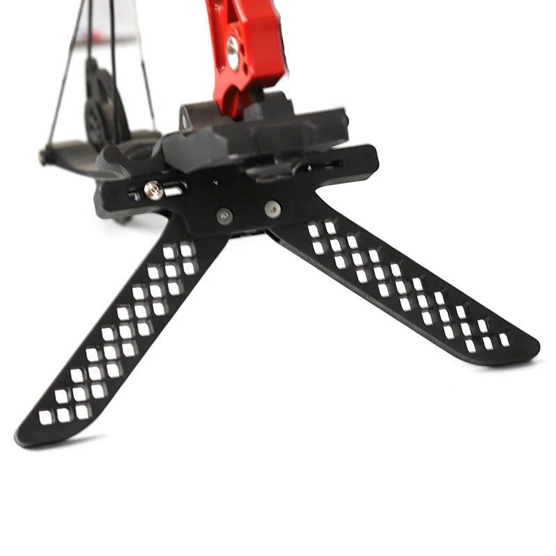 Archery Compound Bow Stand Holder Recurve Bracket Kick Rack Support
