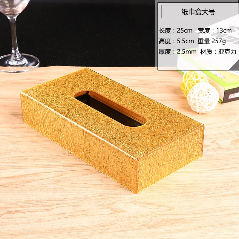 Modern Acrylic Tissue Box Cover | Holder & Dispenser