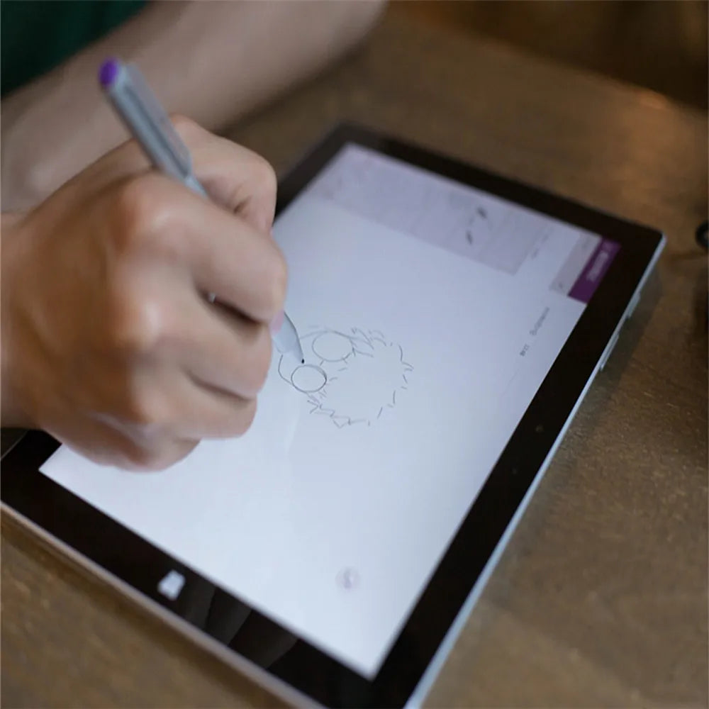 For Microsoft Surface Pro 3 4 5 6 Stylus Silver Bluetooth-Compatible Touch Screen Pencil S-Pen Peaceful Pleasures Health and Wellness