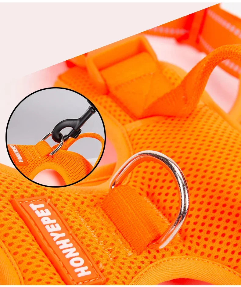 TRUELOVE Pet Harness Nylon Reflective Comfortable and Breathable Explosion-proof Small Medium Large Outdoor Camping HP5652 Peaceful Pleasures Health and Wellness
