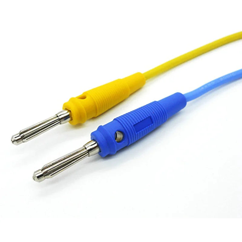 5Pcs 4mm Male 32A High Current Screw Solderless Stackable Banana Plug Connector Peaceful Pleasures Health and Wellness
