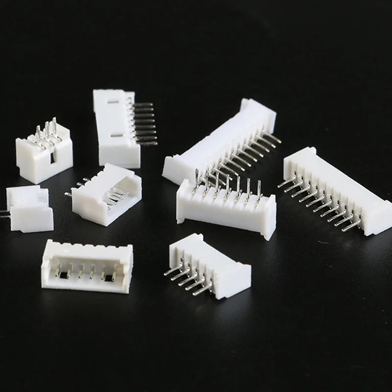 50Pcs Micro JST 1.25mm 2P 3P 4P 5P 6P 7P 8P 10P straight Pin Female Connector FOR PCB BOARD White 1.25 Peaceful Pleasures Health and Wellness 10P