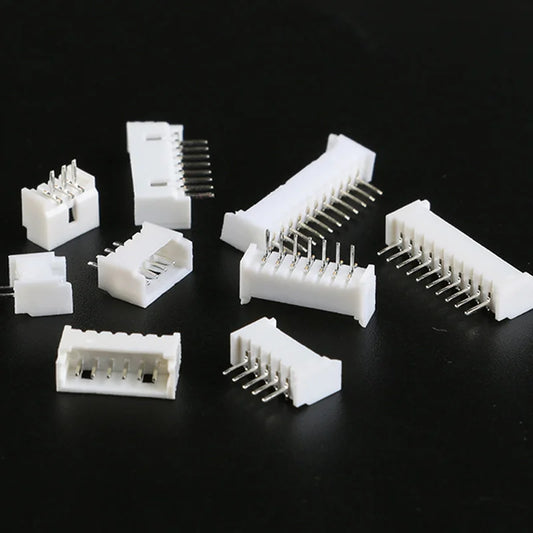 50Pcs Micro JST 1.25mm 2P 3P 4P 5P 6P 7P 8P 10P straight Pin Female Connector FOR PCB BOARD White 1.25 Peaceful Pleasures Health and Wellness 10P