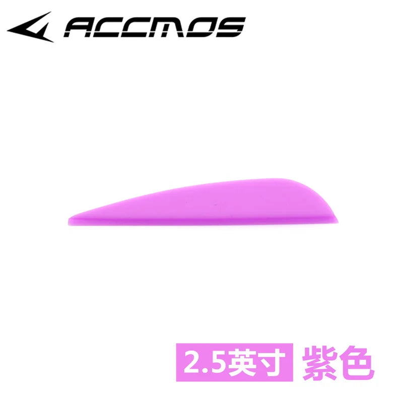 Lot Rubber Arrow Vanes 2 5 3 4 Inches Plastic Fletch Archery Feathers