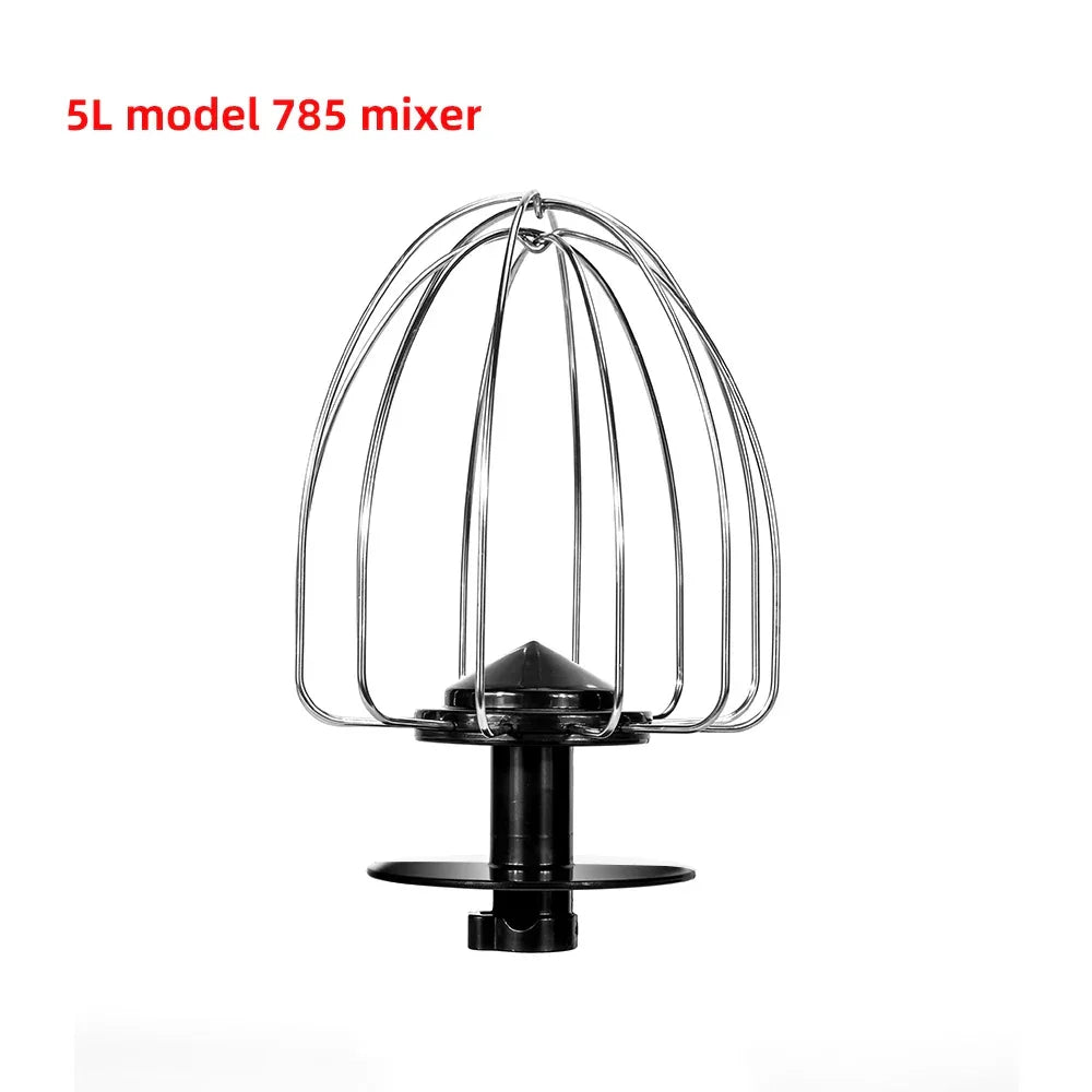 BioloMix Stand Mixer Attachments – Whisk, Dough Hook & Flat Beater Stand Mixer Accessories Peaceful Pleasures Health and Wellness Whisk for 5L 785