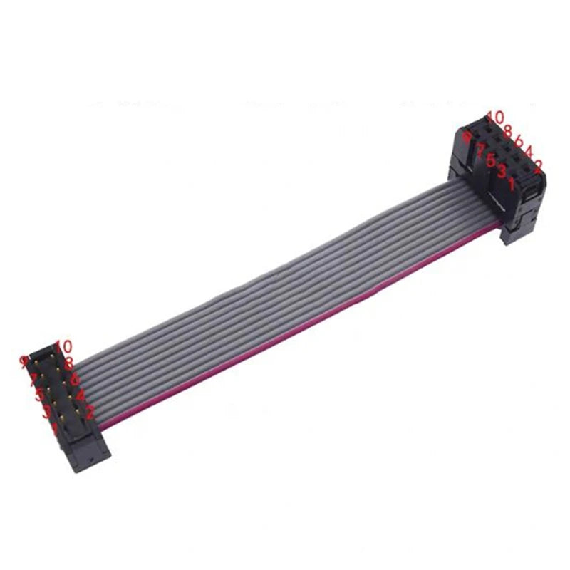 1PCS FC-FD DC4 IDC 2.54MM Pitch Male To Female Connector 6/8/10/12/14/16/20/24/26/30/34/40 PIN Flat Ribbon DOWNLOAD Data Cable Peaceful Pleasures Health and Wellness