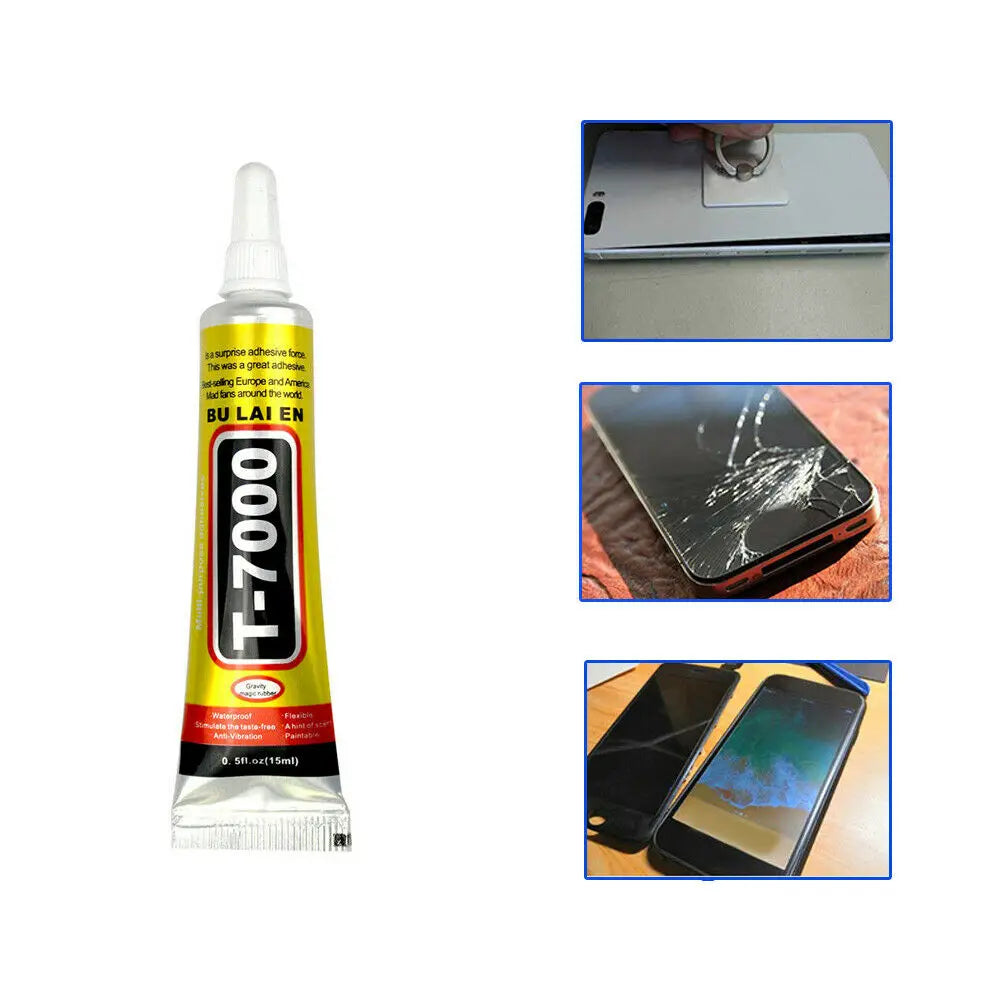 15ML T7000 Glue Super Adhesive Cell Phone Touch Screen Repair Frame Sealant Anti-Vibration And Waterproof Glue Stable Quality Peaceful Pleasures Health and Wellness