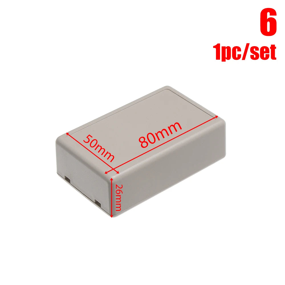 Waterproof ABS Plastic Project Box | Black Electronic Enclosure
