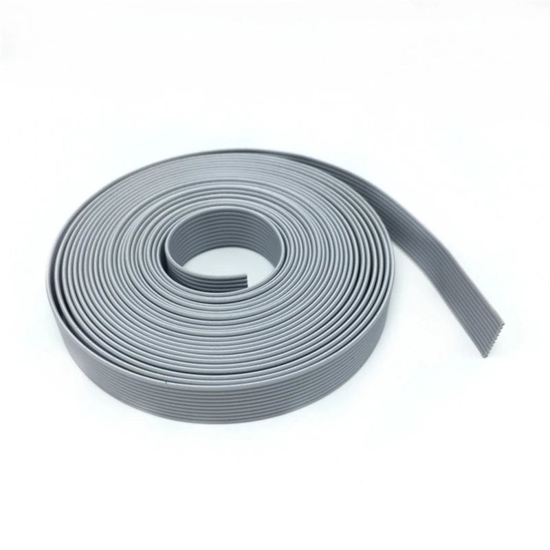 1Meter 1.0mm Pitch Grey Flat Ribbon Cable For IDC 2.0MM FC Connector 10P/12P/14P/16P/20P/34P/40P 28AWG Wire Peaceful Pleasures Health and Wellness