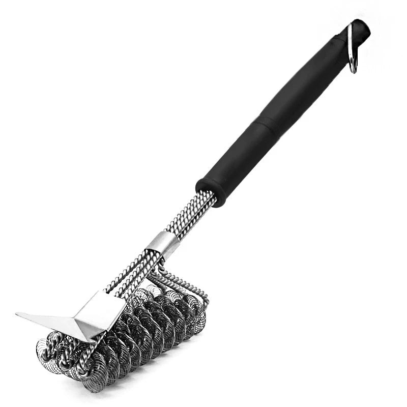 Grill Brush and Scraper, Best BBQ Cleaner, Perfect Tools for All Grill Types, Including Weber, Ideal Barbecue Accessories Peaceful Pleasures Health and Wellness