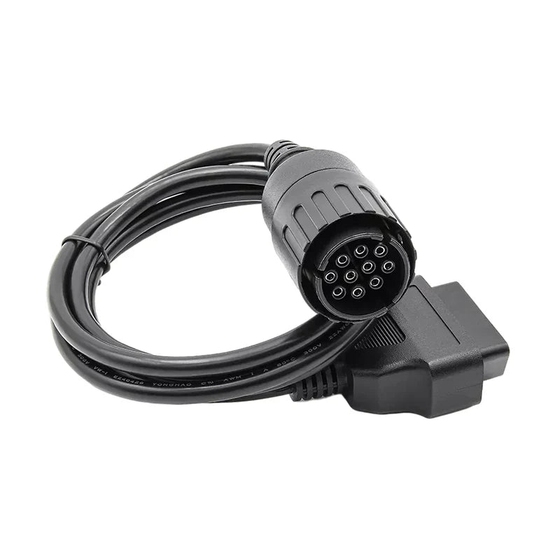 BMW Motorcycle 10-Pin to 16-Pin OBD2 ICOM-D Diagnostic Cable