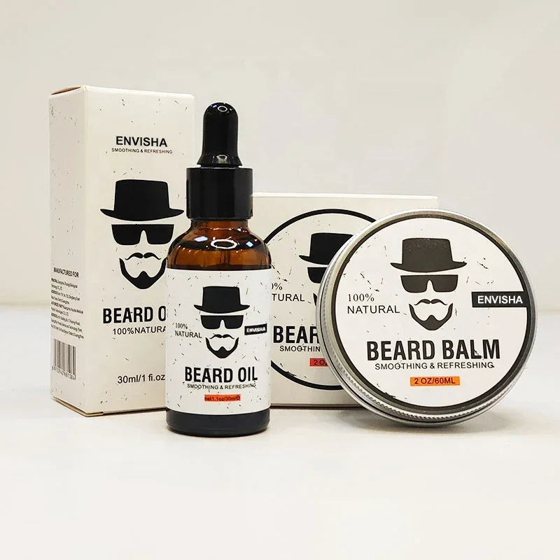 ENVISHA Beard Oil & Cream – Growth, Grooming & Moisturizing Peaceful Pleasures Health and Wellness