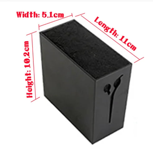Barber Scissors Holder Storage Box Barber Hairpin Combs Holder Large Capacity Storage Case Barbershop Desktop Organizer Supplies Peaceful Pleasures Health and Wellness A-black