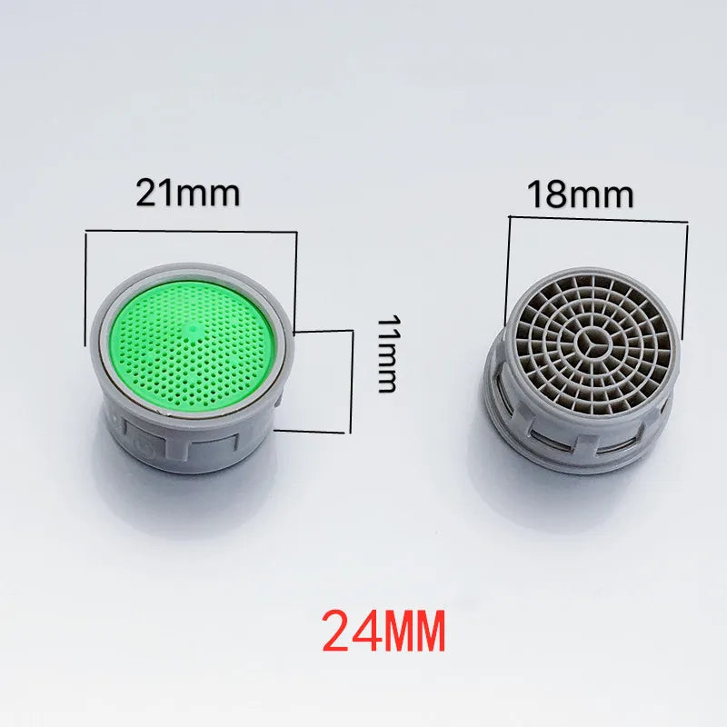 2-Pack Water-Saving Faucet Aerator Chrome Tap Filter Nozzle