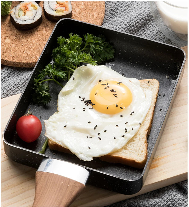 Thickened Non-Stick Omelet & Egg Pan – Mini Aluminum Frying Pan for Pancakes, Steak & Breakfast
