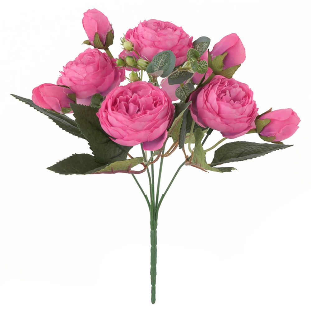 30cm Silk Peony Artificial Flowers | Wedding & Home Décor