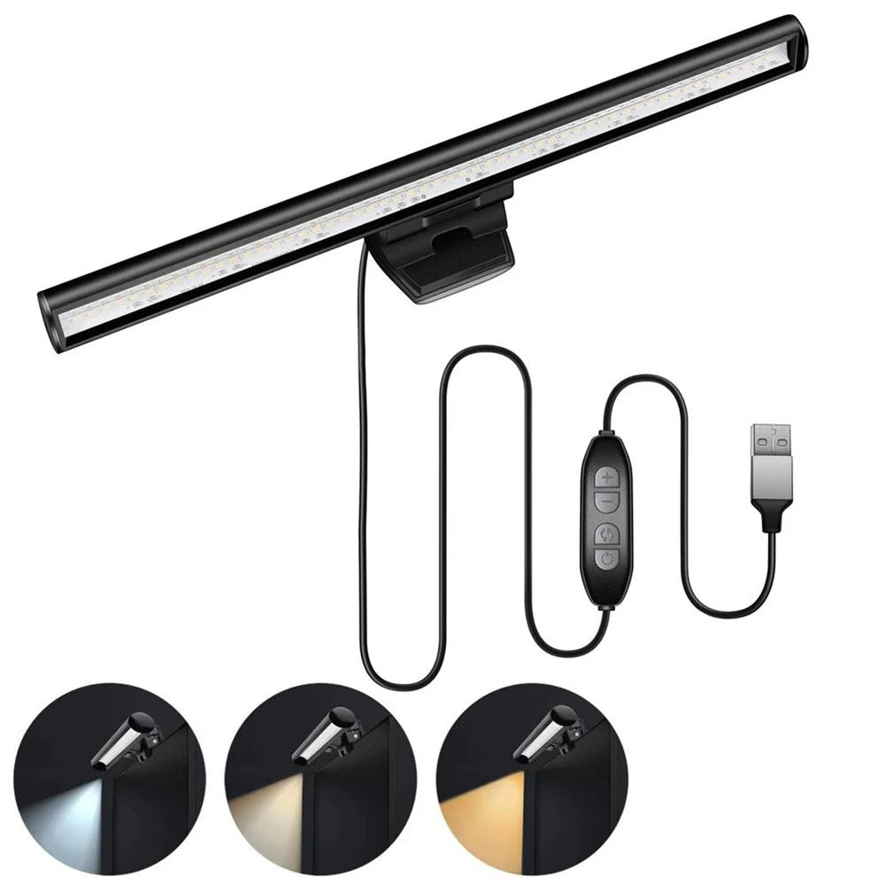 LED Light Dimmable USB Desk Lamps Monitor Laptop Screen Light Bar LED Desktop Table Lamp Eye Protection Reading Lamp Peaceful Pleasures Health and Wellness