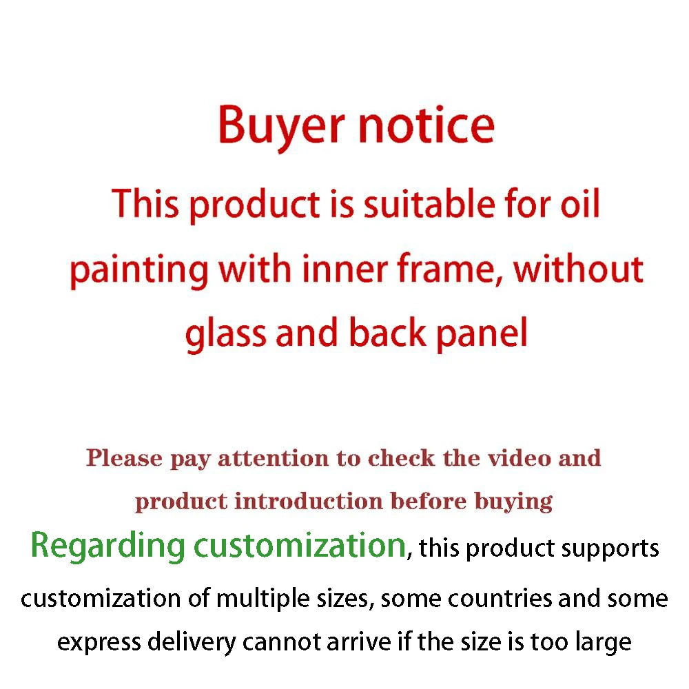 Customized Metal Aluminum Alloy Canvas Frame Dedicated Link 70x140cm 80x160cm 100x100cm Various Large And Small Sizes Availabl Peaceful Pleasures Health and Wellness