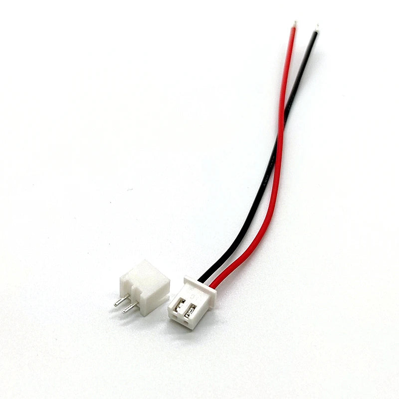 100 SETS JST XH 2.5-2 Pin Battery Connector Plug Female & Male with 100MM Wire Peaceful Pleasures Health and Wellness