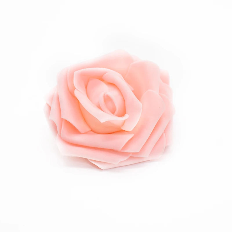 Artificial Silk Rose Heads 20/40PCS – Wedding & Home Decor