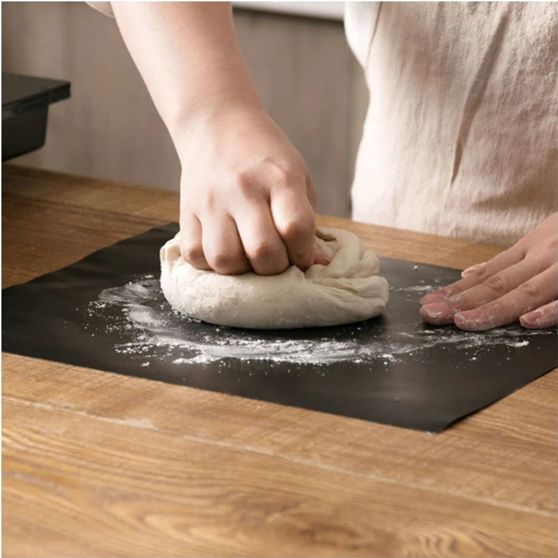 PTFE Non-Stick BBQ Grill Mat – 40×30cm Reusable Baking Liner, Heat Resistant to 400°C, Dishwasher Safe