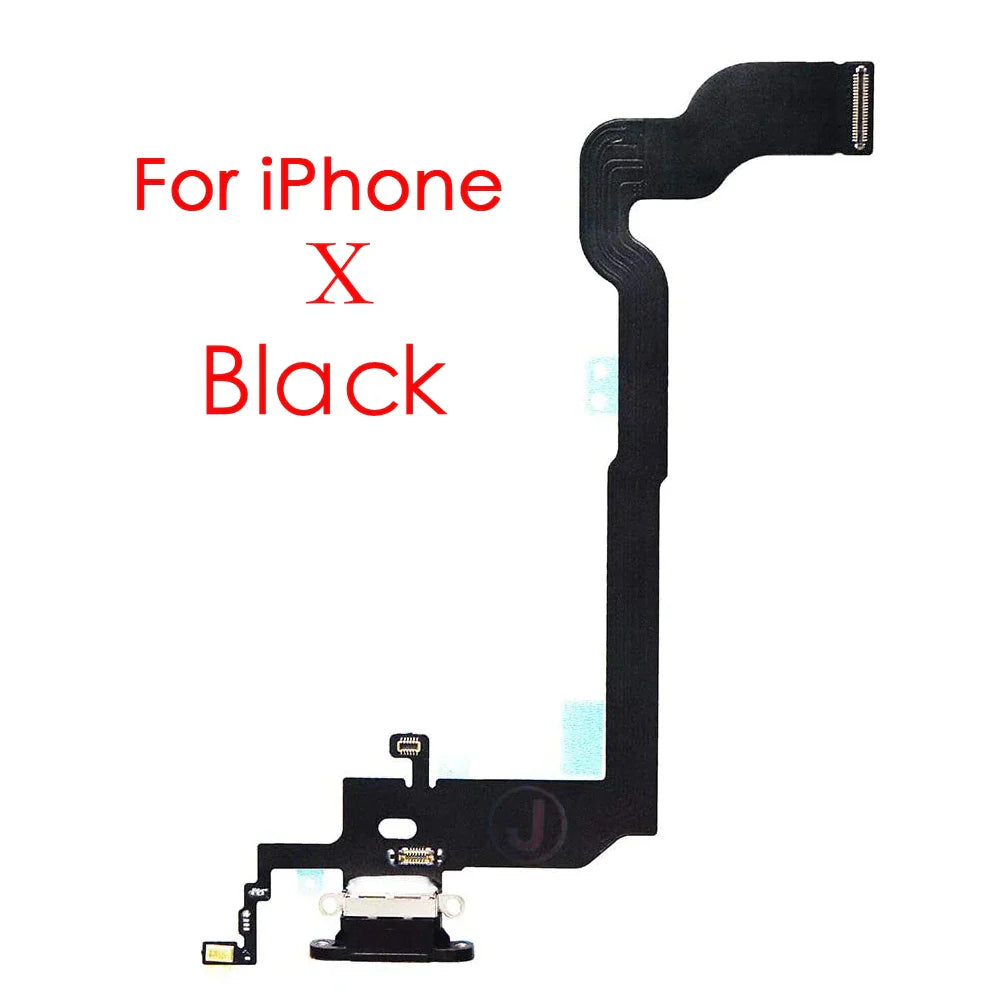 iPhone X XR XS Max Charging Port Dock Flex Cable & Mic Replacement
