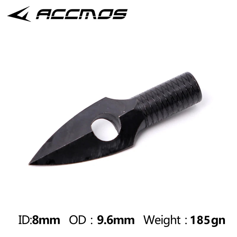 6 12 Tips 185 230gn Arrow Heads Archery ID8mm DIY Hunting Metals