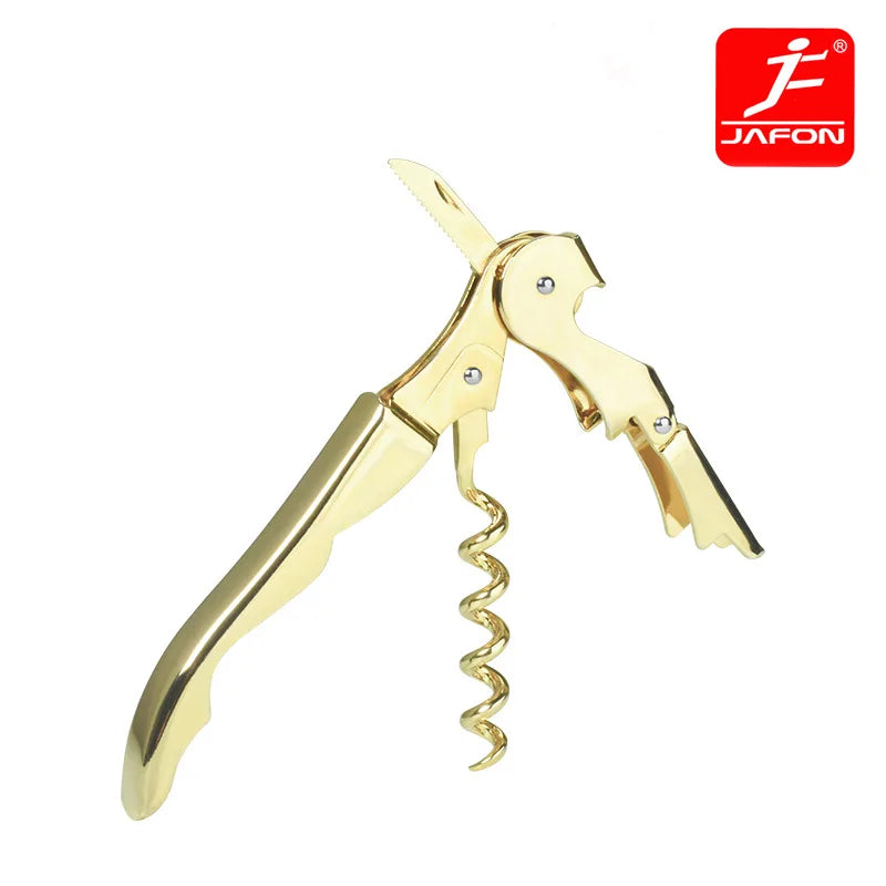 Gadgets Pocket Wine Plunger Viski Cork Opener Wine Corkscrew Waiter's Knife Stainless Steel Steel Cork Puller Up Free Shipping Peaceful Pleasures Health and Wellness Champagne Gold