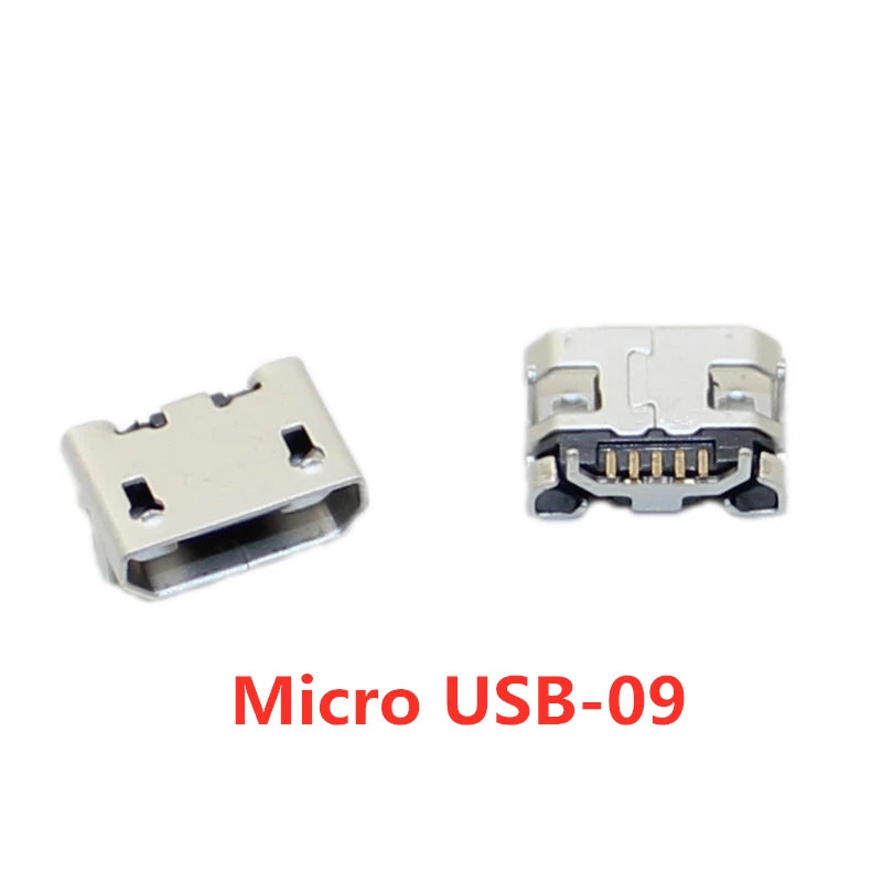 10pcs/Lot Micro USB 5 Pin SMT Socket Connector Type B Female Placement SMD DIP USB Charging Connectors Peaceful Pleasures Health and Wellness micro usb-9 10PCS
