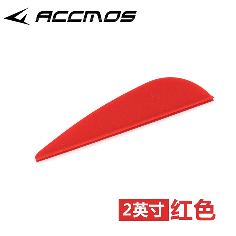 Lot Rubber Arrow Vanes 2 5 3 4 Inches Plastic Fletch Archery Feathers