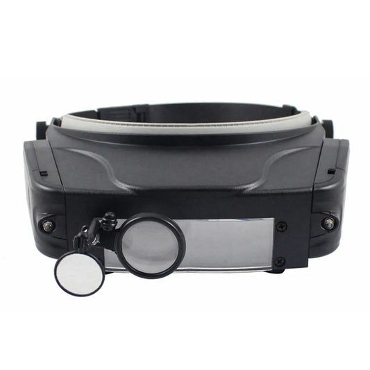 Optical ABS Multiple Head-mounted Magnifying Glass LED Reflective Lens Surgery Loupe Peaceful Pleasures Health and Wellness 1.5X 3x 6.5x 8x