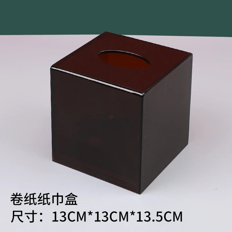 Modern Acrylic Tissue Box Cover | Holder & Dispenser
