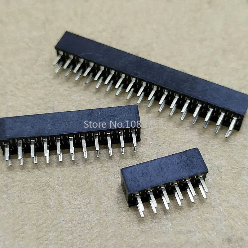 10pcs 2.0mm Double Row Straight Female 2-40P Pin Header Socket Connector 2x2/3/4/5/6/7/8/9/10/12/14/15/20/25Pin Peaceful Pleasures Health and Wellness