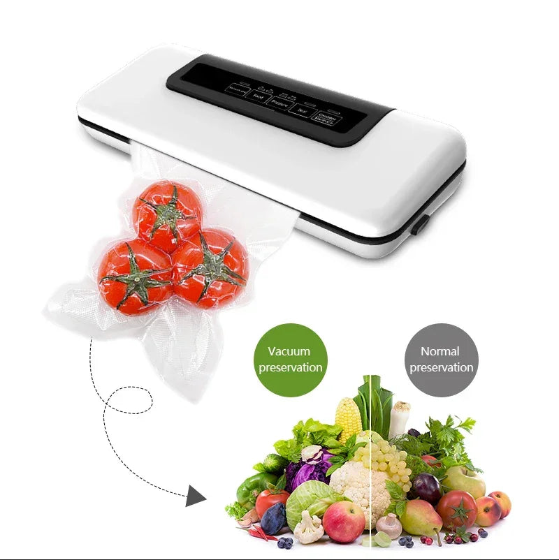 BioloMix Vacuum Sealer – Dry & Wet Food Saver with 10 Bags Vacuum Sealer BioloMix