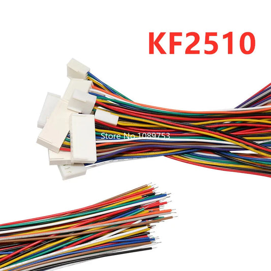 10PCS KF2510 Terminal Wire 2.54mm Spacing 2/3/4/5/6/7/8/9/10P Single Head Electronic Cable 20cm 26AWG 2510 Connecting Wire Peaceful Pleasures Health and Wellness 9P