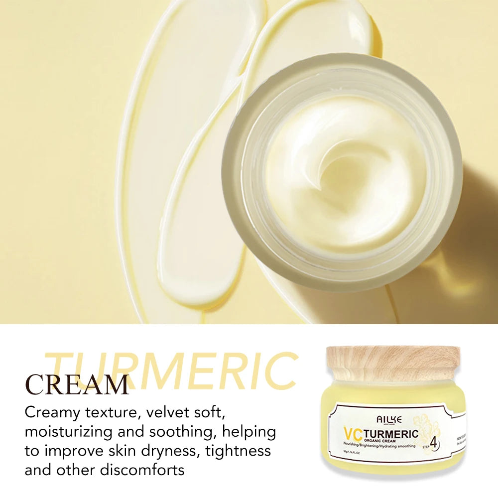 AILKE Turmeric Vitamin C 5-in-1 Skin Care Set | Brightening Kit