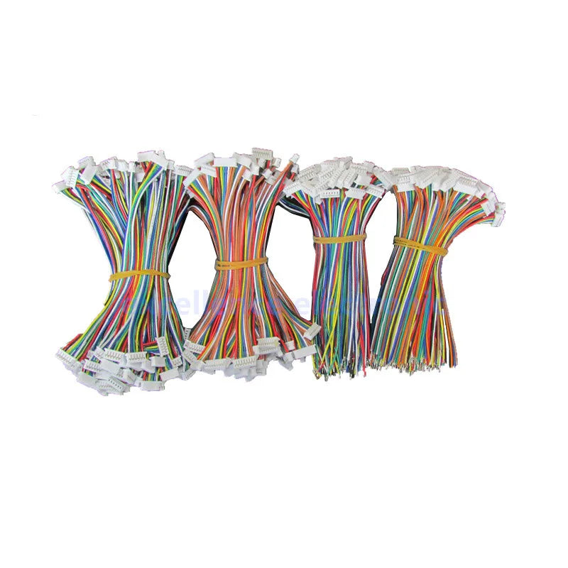 10PCS Mini Micro JST 1.25 2/3/4/5/6/7/8/9/10 Pin Female Plug Connector with Wire 1.25MM 10cm 15cm 20cm Single/double Head Tinned Peaceful Pleasures Health and Wellness