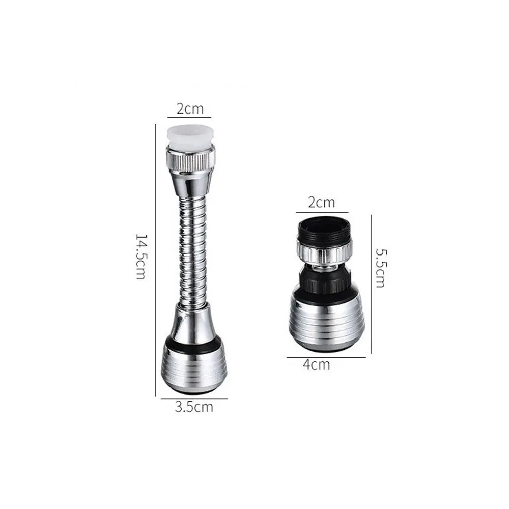 360 Degree Swivel Kitchen Faucet Aerator Clean Adjustable Dual Mode Sprayer Filter Diffuser Water Saving Nozzle Faucet Connector Peaceful Pleasures Health and Wellness