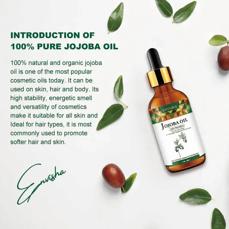 ENVISHA Body & Hair Oil – Argan, Jojoba, Castor & Coconut Body Oil Peaceful Pleasures Health and Wellness