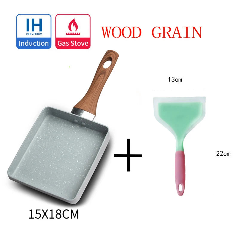 Thickened Non-Stick Omelet & Egg Pan – Mini Aluminum Frying Pan for Pancakes, Steak & Breakfast