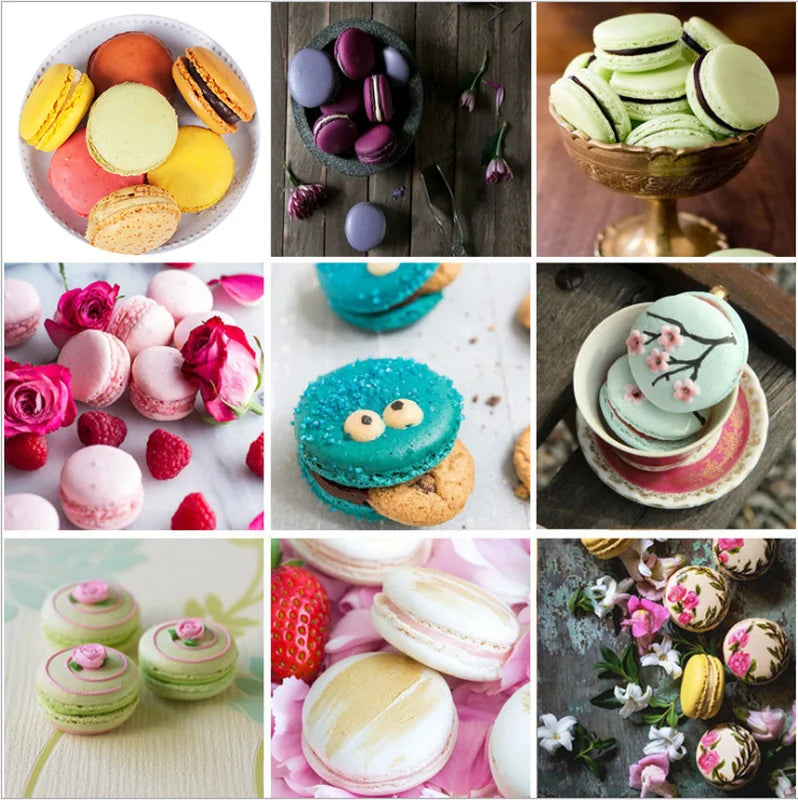 48-Cavity Silicone Macaron Baking Mat – Non-Stick Oven Sheet Mold for Macarons & Pastries