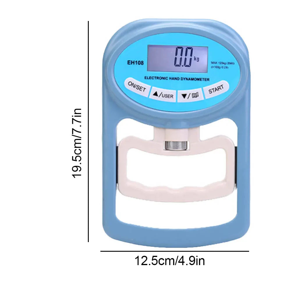 Digital Hand Dynamometer 120kg/268lb Grip Strength Tester