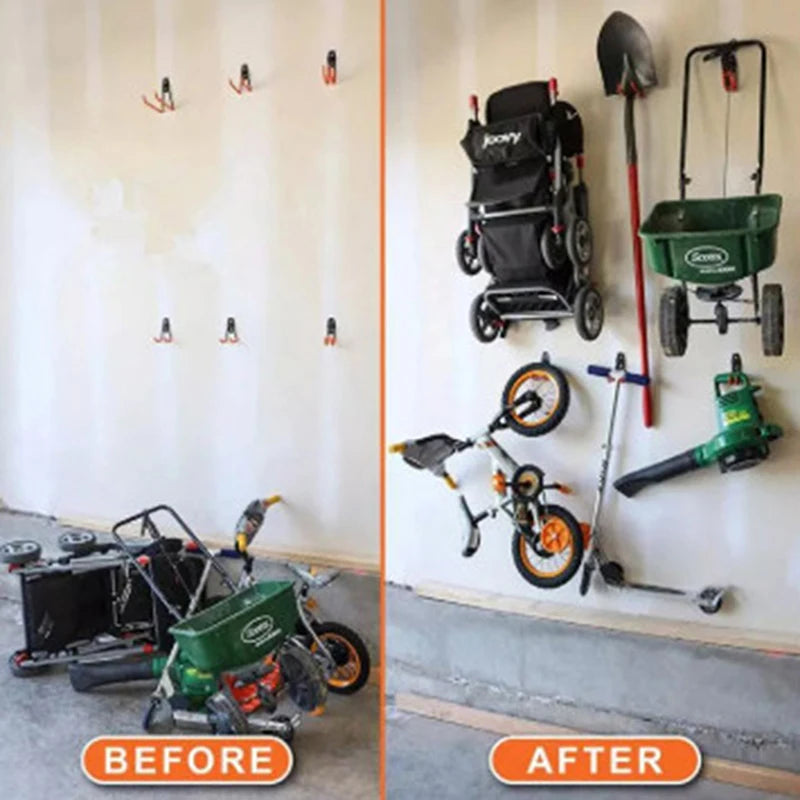 Heavy Duty Wall Mount Metal Hook – Garage Bike Storage