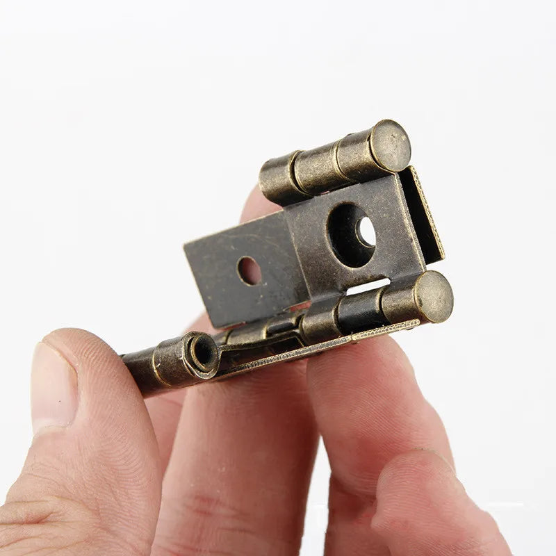 2-Pack Decorative Butt Hinges for Jewelry Boxes & Cabinets