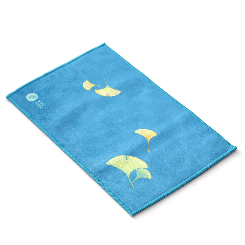 Hand-Painted Kung Fu Tea Towel | Double Layer Microfiber Cloth