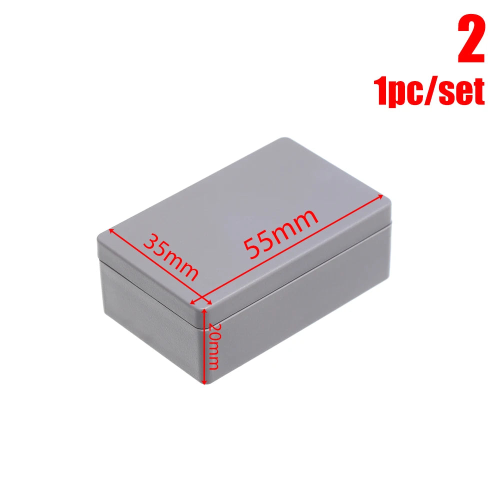 Waterproof ABS Plastic Project Box | Black Electronic Enclosure