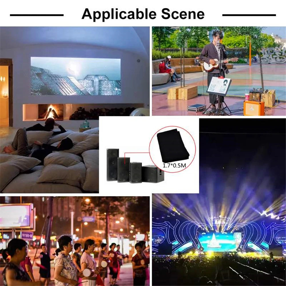 Speaker Mesh Cloth Home KTV Replacement Dustproof Protective Equipment Tool Decoration Stereo Fabric Acoustic Audio Hot Sale Peaceful Pleasures Health and Wellness