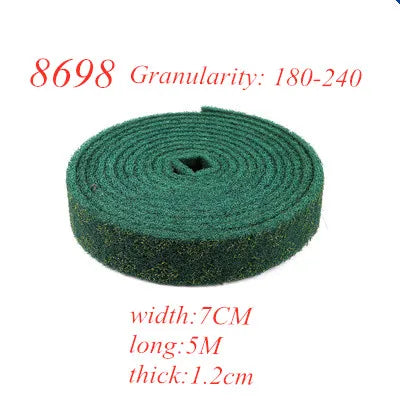 5M Stainless Steel Scouring Pad Roll – Metal & Wood Polishing